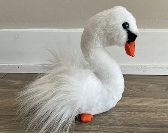 TY Beanie Babies Collection 7" GRACIE White Swan pluche