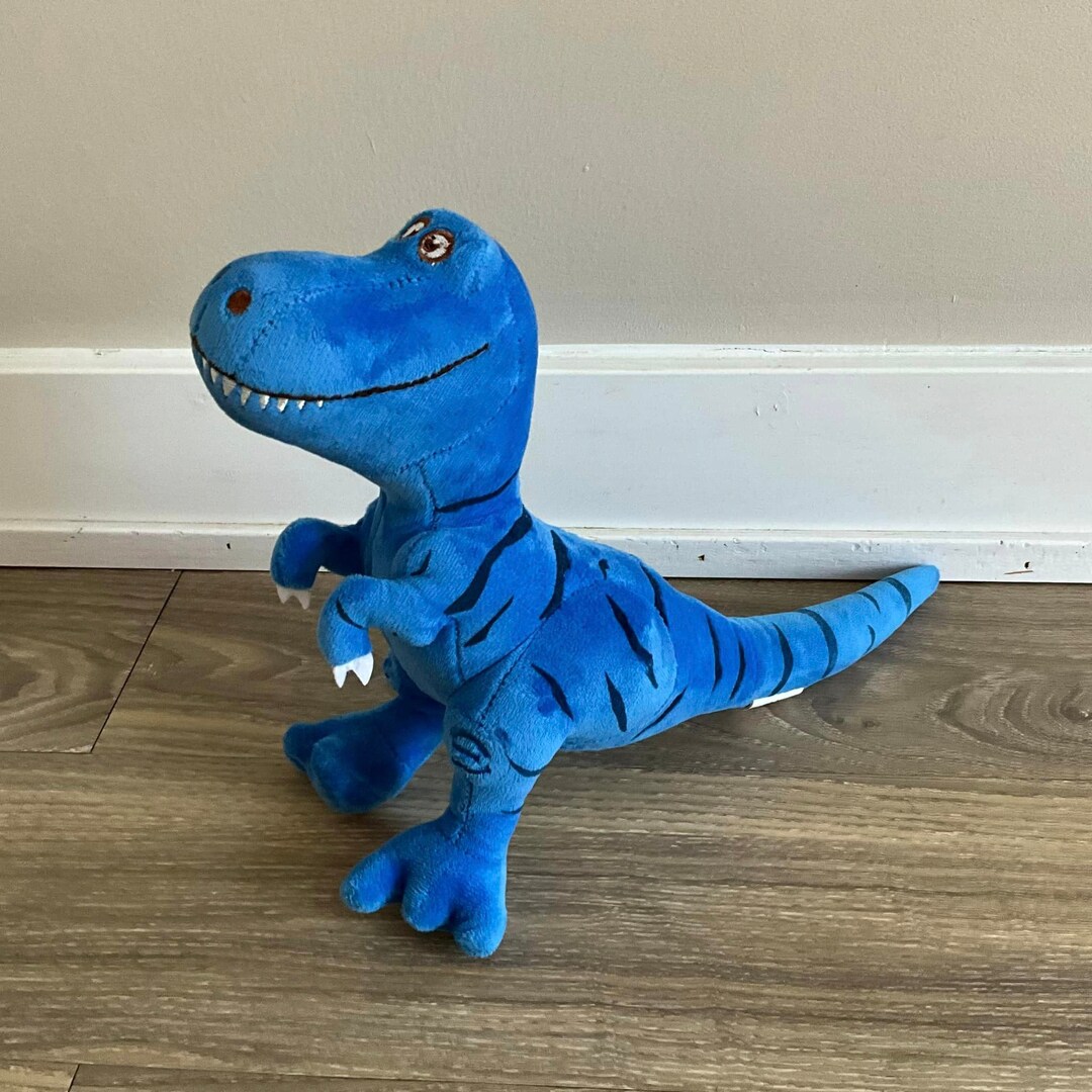水色恐竜と小さな生き物のぬいぐるみ Amazon.co.jp: ZHONGXIN MADE ミクロラプトル恐竜ぬいぐるみ