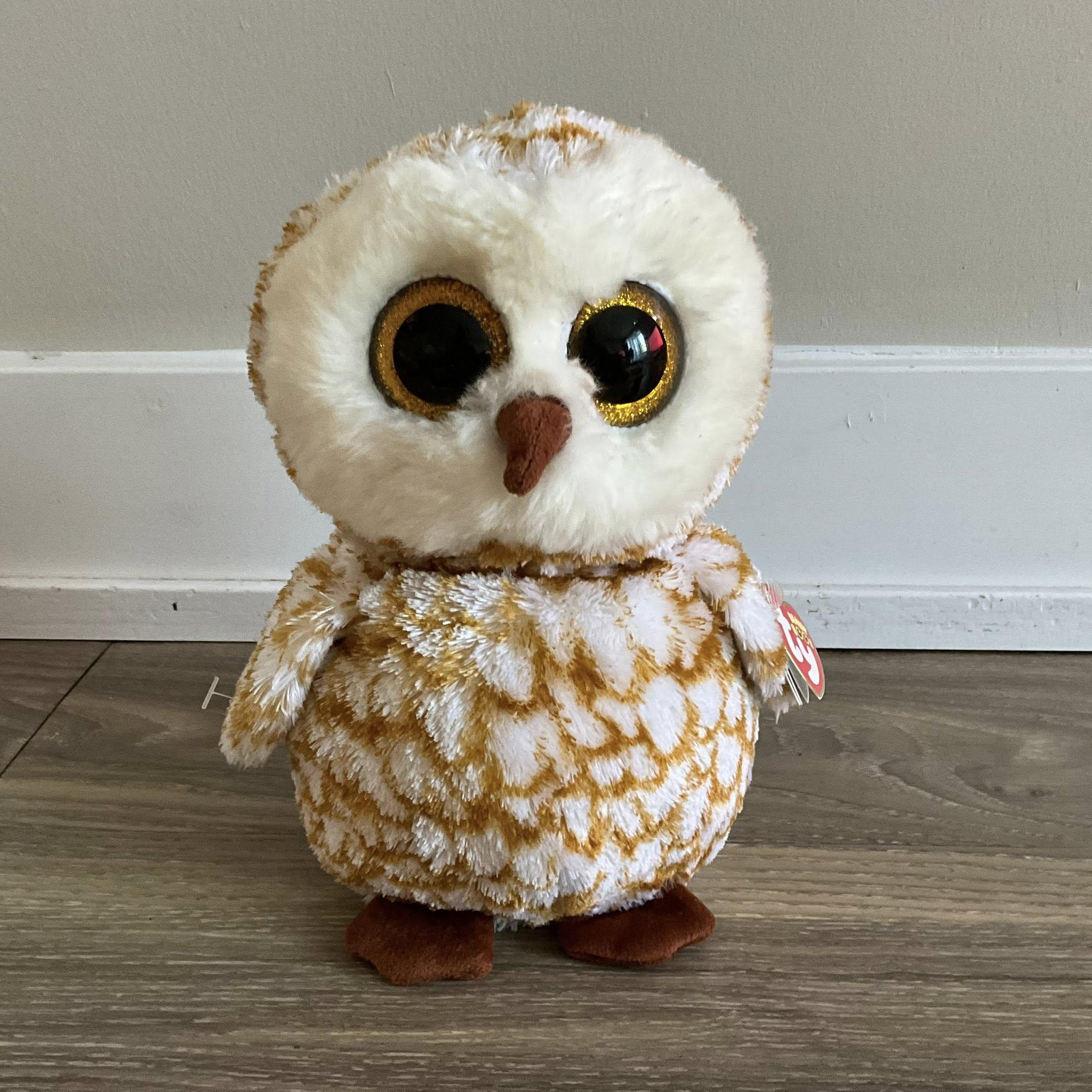Ty Beanie Boos - SWOOPS the Owl 9 Inch Tall Stuffed Animal Plush Toy