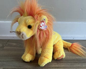 Ty Beanie Buddy “bushy” the Lion! (9.5 Inch) - Etsy Canada