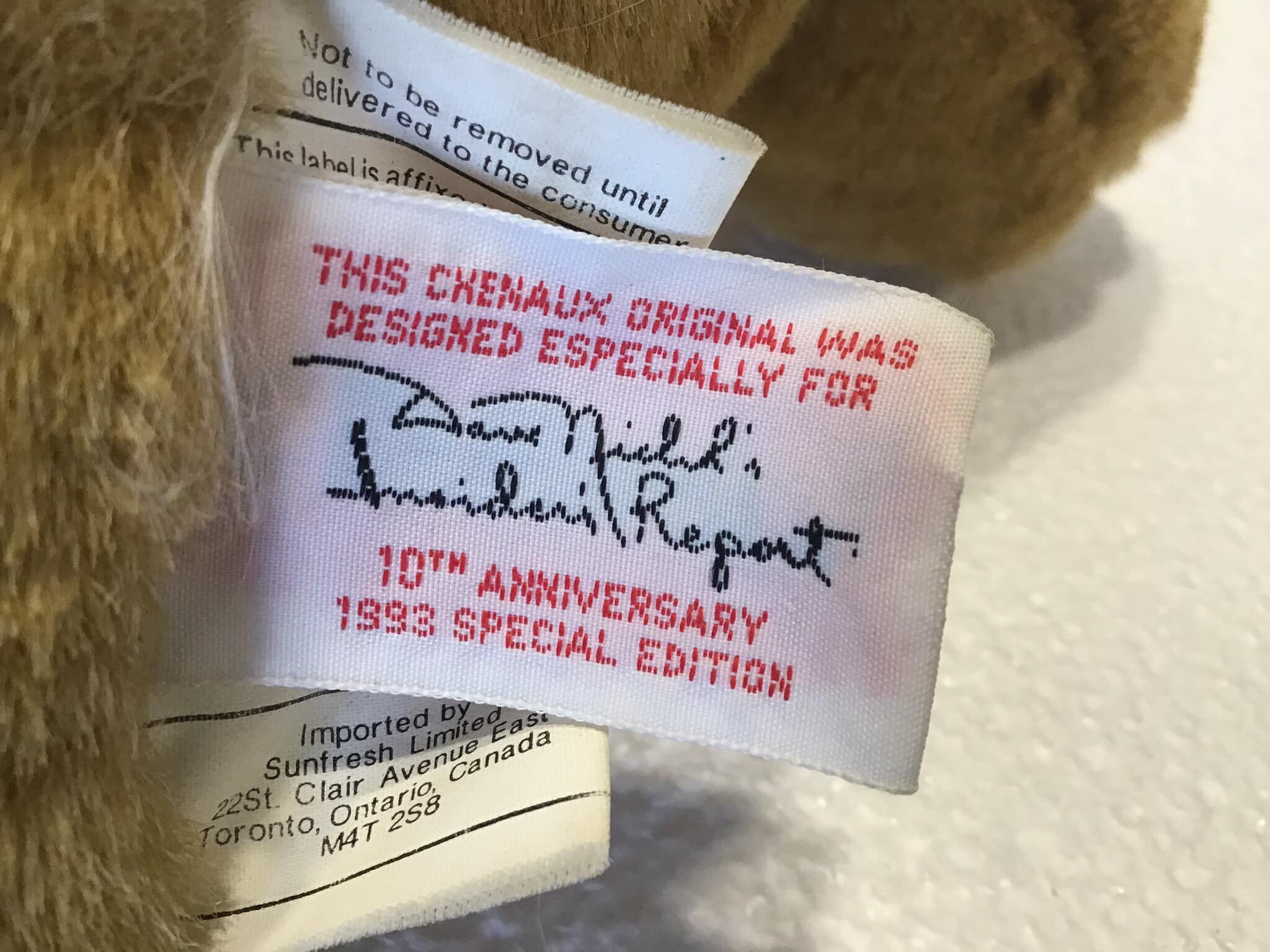 Vintage Stuffed Animal Plush Bear Robert Chenaux - Etsy