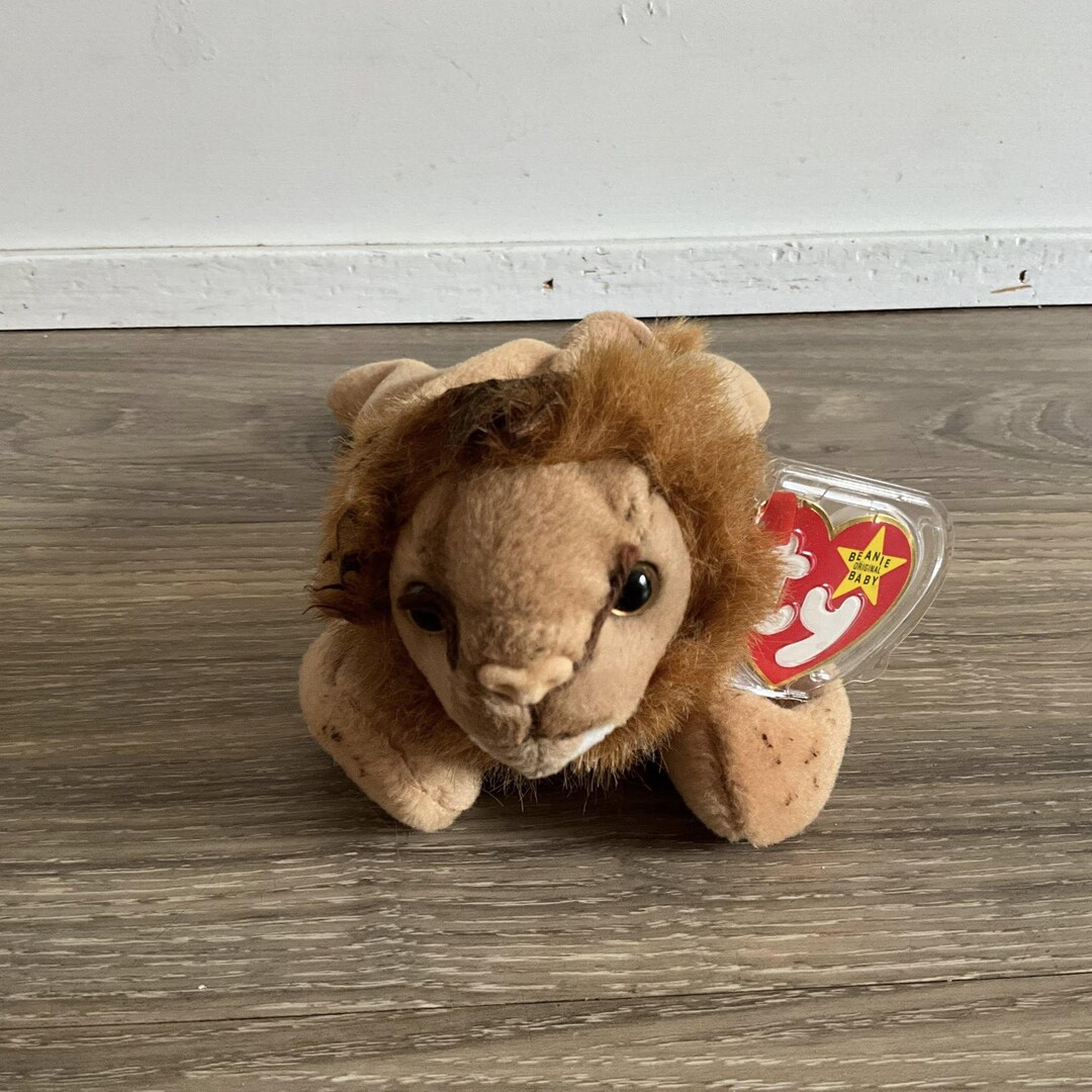 TYシリーズBEANIE BABYとBEANIE BUDDYのライオンぬいぐるみ Ty Beanie Buddy “bushy” the Lion! (9.5 Inch) - Etsy