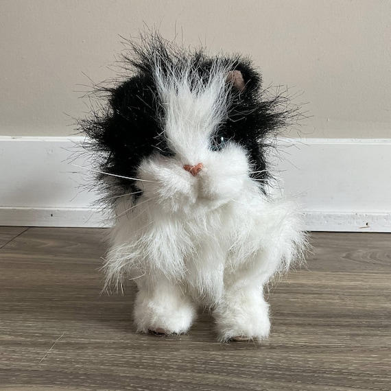 Fur Real Friends Cat Black and White Battery Operated - Etsy