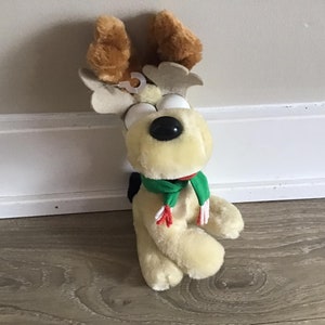 1981 Odie McDonald&#39;s Holiday Plush Garfield&#39;s Sidekick Dog Stuffed Animal 9&quot;