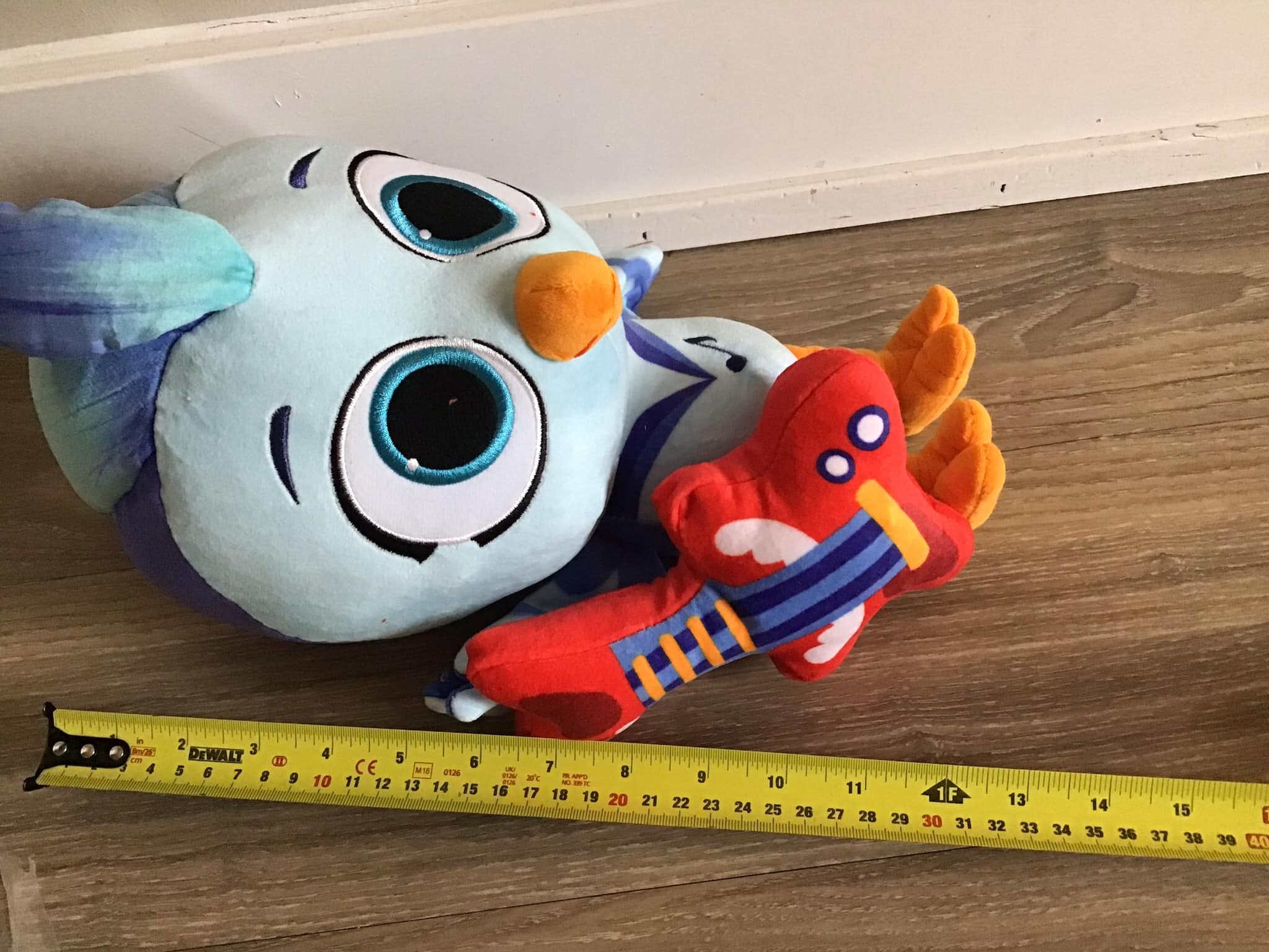Do Re Mi Blue Bird With Guitar Stuffed Animal Plush Toy 13