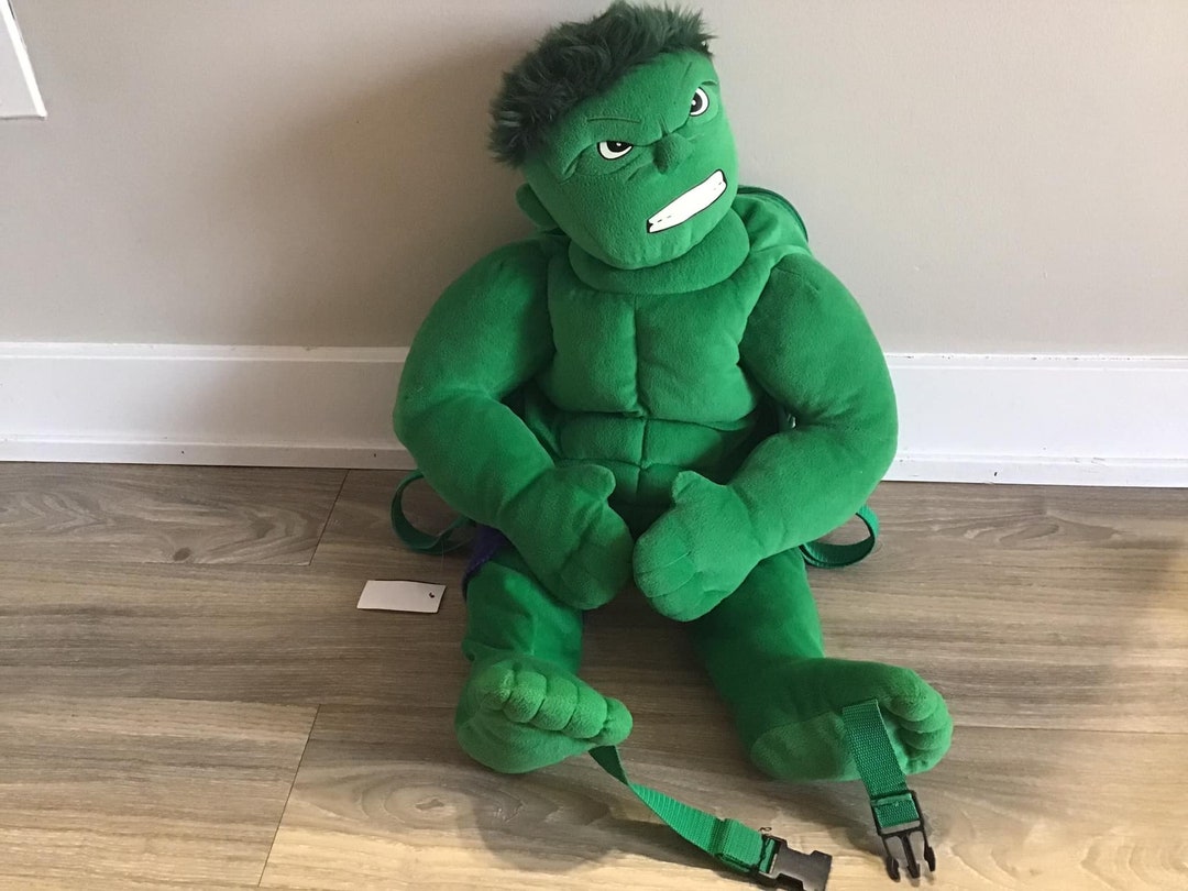 Marvel Hulk Plush Backpack 30 Etsy