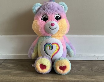 Vintage Care Bear Cheer Bear Plush Toys 6 Inch Kenner Carebear
