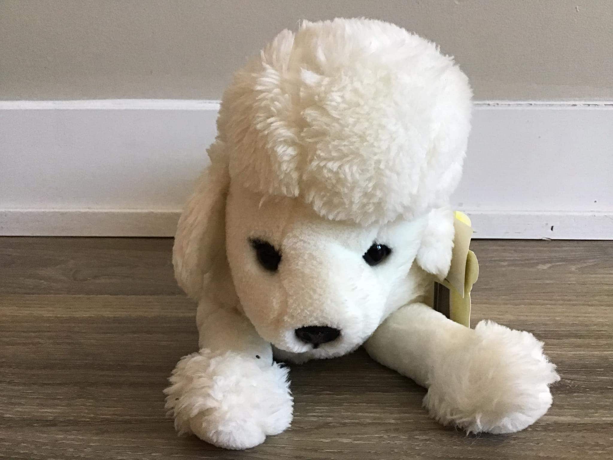 Cute White Poodle Dog Stuffed Animal Toy Plush 12 Etsy Canada