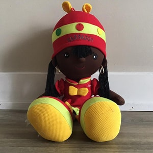 Island Dolls Barbados Stuffed Doll Plush Toy 18"