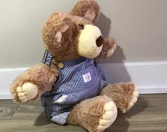 VTG 1984 Furskins Bear Dudley Plush Xavier Roberts Cabbage Patch