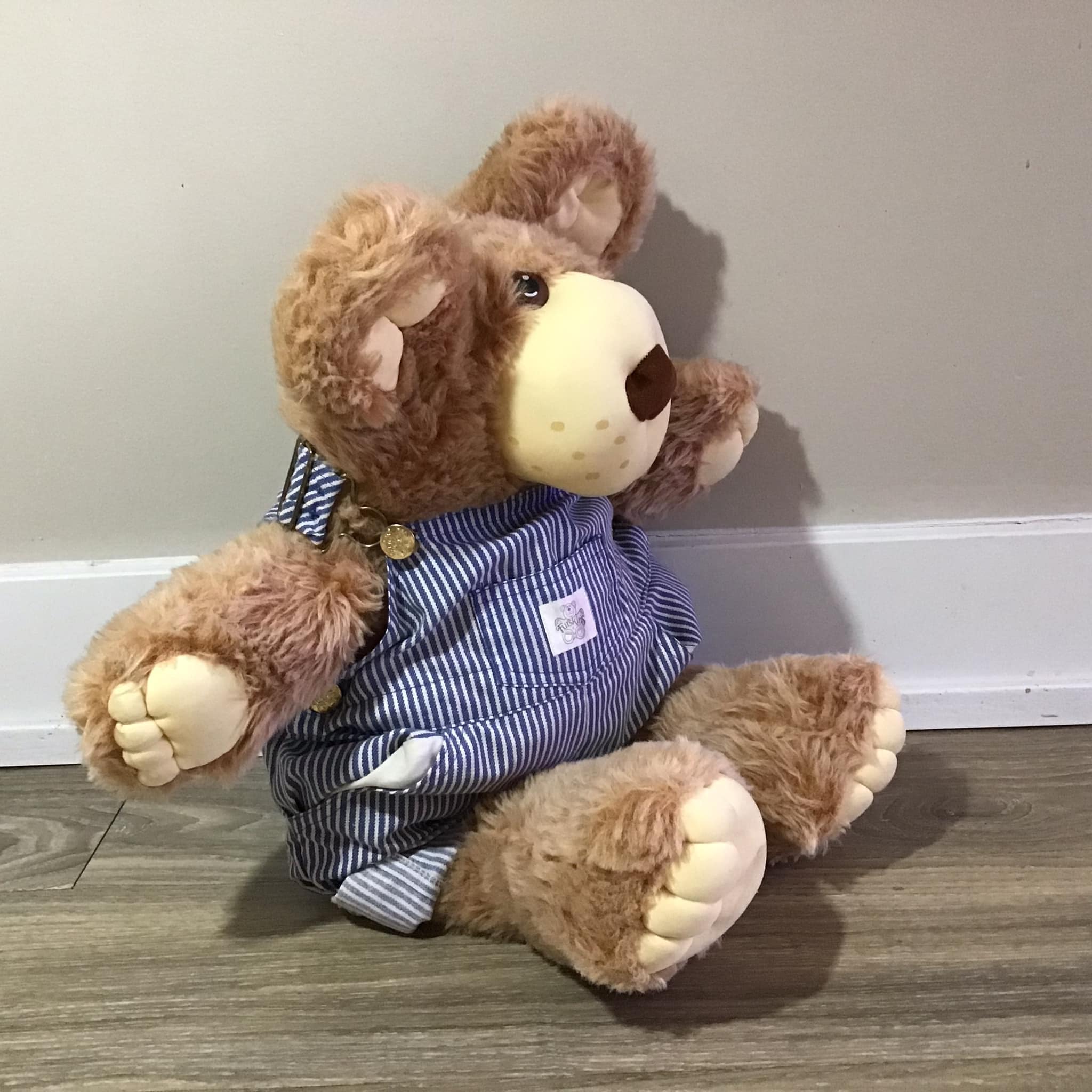 VTG 1984 Furskins Bear Dudley Plush Xavier Roberts Cabbage Patch