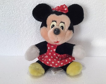 Vintage Disneyland Minnie Mouse Disney Plush Toys  Walt Disney Stuffed Animal