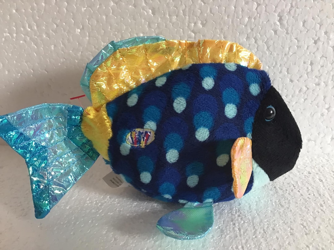Ganz Webkinz Lil Kinz Blue Triggerfish Plush - Etsy Canada