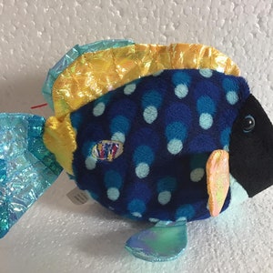 Ganz Webkinz Lil Kinz Blue Triggerfish Plush