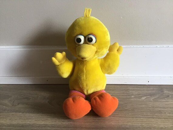 ヴィンテージ 1996 Tyco Tickle Me ビッグバード ぬいぐるみ セサミ