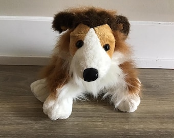 Ganz Webkinz Collie Dog Plush Stuffed Animal 12"