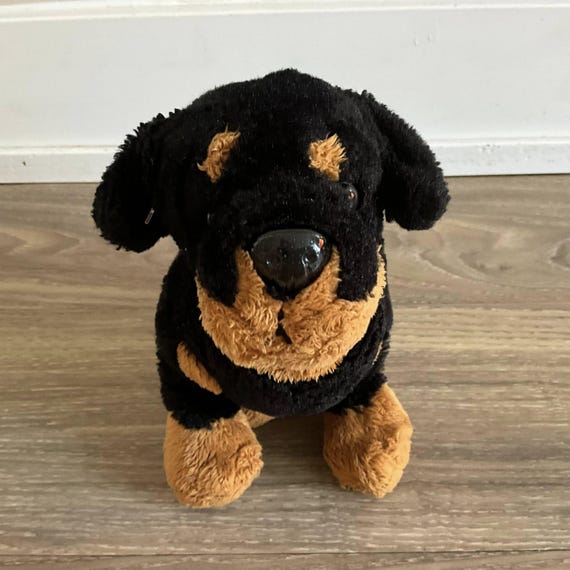 Webkinz Ganz Black Brown Rottweiler Dog 9