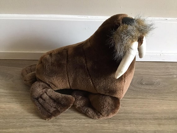 Vintage Walrus Plush Stuffed Animal Etsy UK