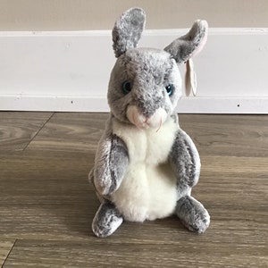 Ty 2000 Beanie Babies Hopper the Bunny Rabbit knuffeldier pluche 6,5"