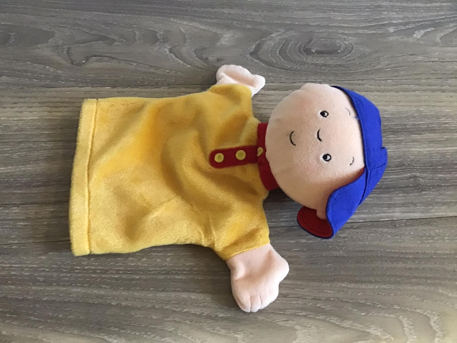 Caillou Plush Doll Toy 2001 Hand Puppet Vintage - Etsy