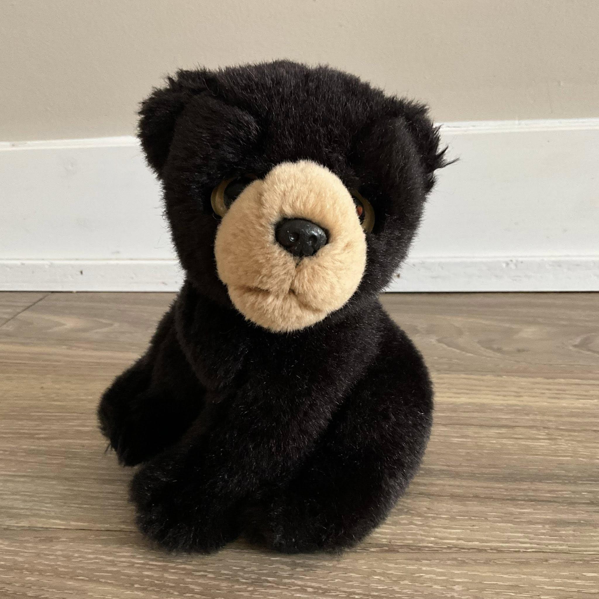 Wild Republic Black Bear Plush Stuffed Animal - Etsy Denmark