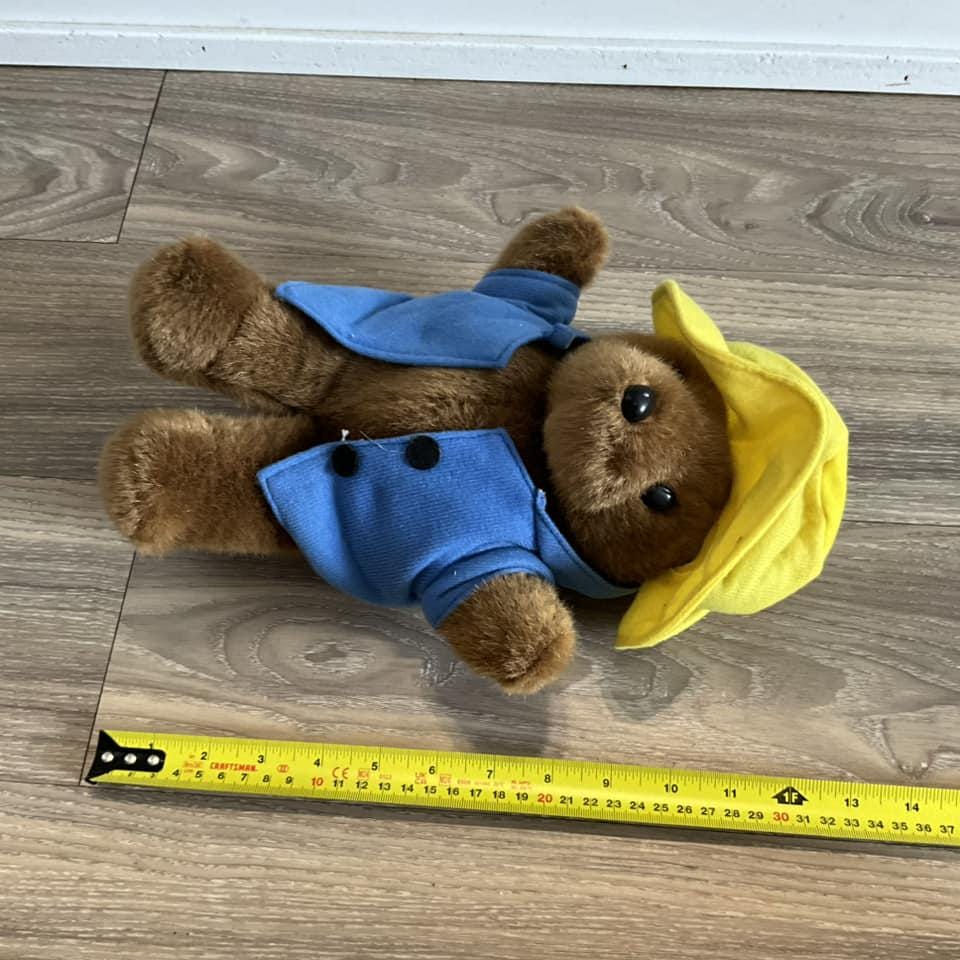 ヴィンテージ パディントンベア ぬいぐるみ 青いコート 黄色い帽子