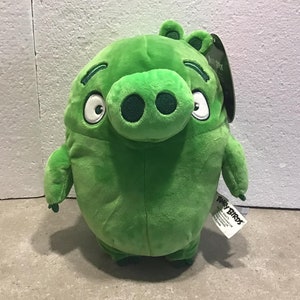 Angry Birds Earl Pig Green Plush 8" Soft Toy Stuffed Animal