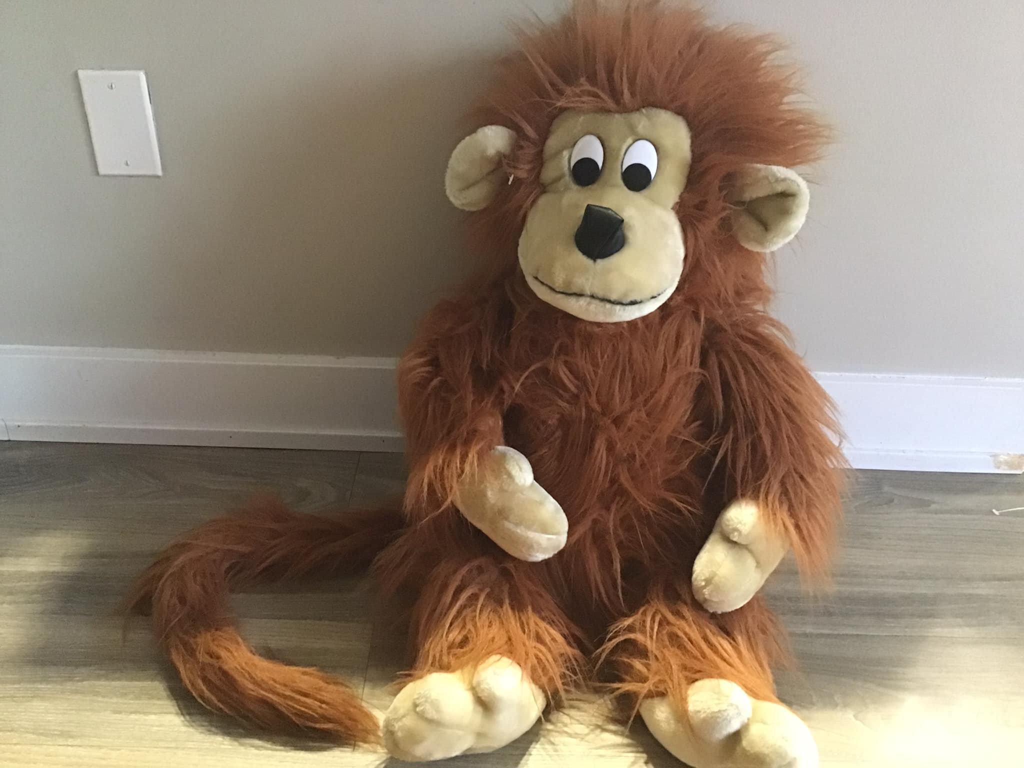 giant stuffed monkey