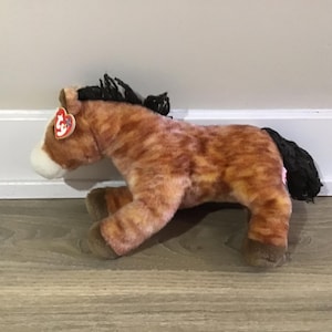 Ty 2000 Beanie Buddy Oats the Horse Stuffed Animal Plush Toy 12&quot;