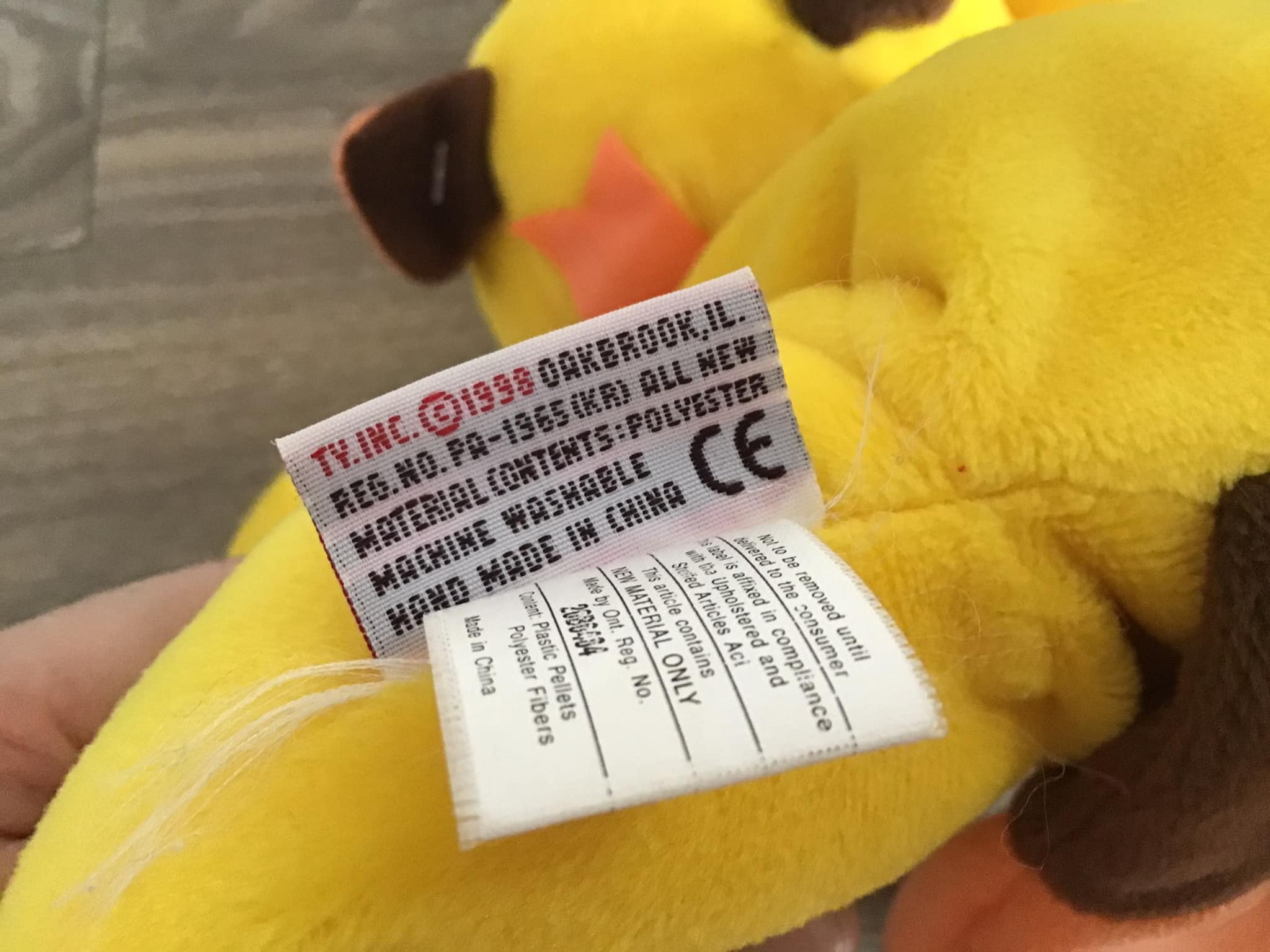 Ty Pillow Pals Animals Rusty the Raccoon Stuffed Animal Toy Plush