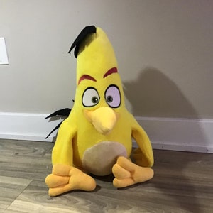 Angry Birds Amarillo Chuck Bird Peluche Juguete Grande 18" / Coleccionable Angry Birds Felpa