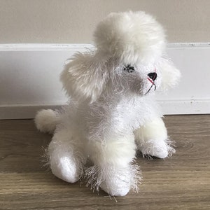 Webkinz Dog Ganz Stuffed Animal Plush Toy White Poodle Toy