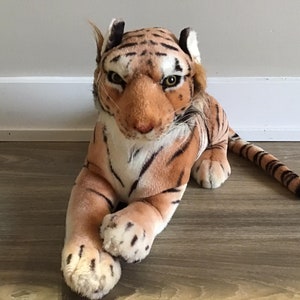 Realistic Tiger Stuffed Animal Plush Toy 18&quot;