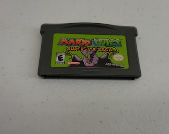 マリオ&ルイージ スーパースターサーガ 任天堂 ゲームボーイアドバンス GBA 正規品 動作確認済み