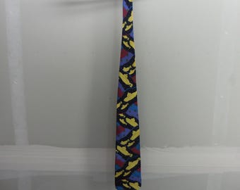 The Beatles Yellow Submarine Vintage 1991 Silk Tie Manhattan Menswear Group Blue