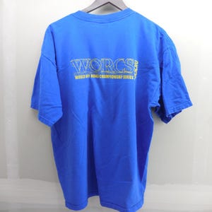 Vintage 2007 WORCS World Off Road Championship Series T-shirt Blå XL Gildan