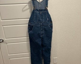 Peto vaquero vintage Tommy Hilfiger para hombre, talla M (34x31), estilo carpintero, estilo años 2000, en excelente estado.