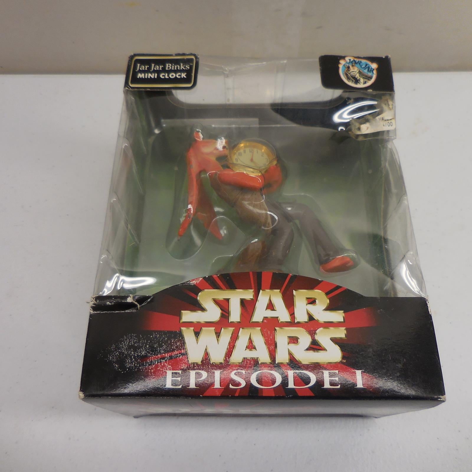 Star Wars Episode I Jar Jar Binks Mini Clock Nelsonic SW1035