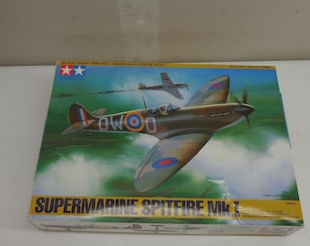 Tamiya 1/48 Supermarine Spitfire Mk.I Aircraft Model Kit 61032 Open Box Sealed