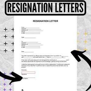 Resignation Letters , Resignation Letters forms , Resignation Letters template