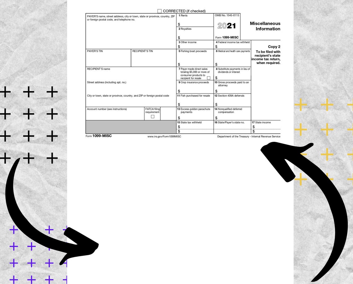 1099-MISC Form - 1099-misc 2020 - 1099-misc Form 2020 - Printable 1099 ...
