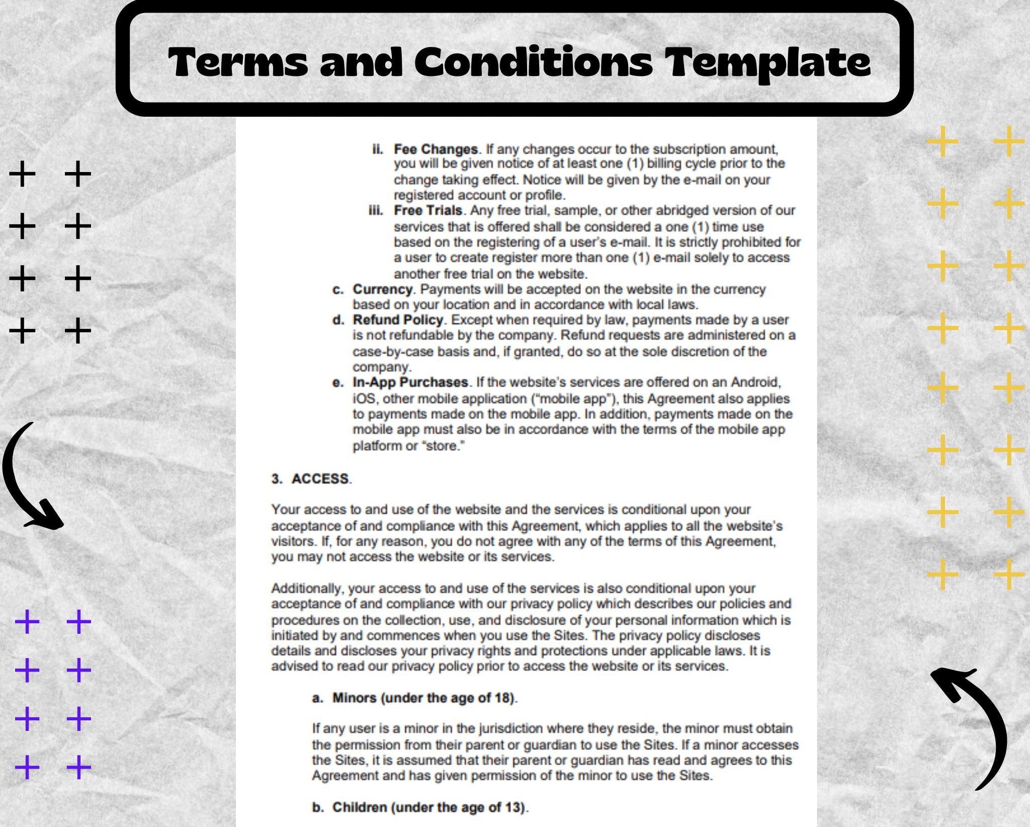 Terms and Conditions Templates - Terms and Conditions Forms - Terms and ...