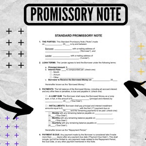 Promesse - standaard promesse - Promesseformulieren - Promesse-sjablonen - Eenvoudig te bewerken - DOCX + PDF