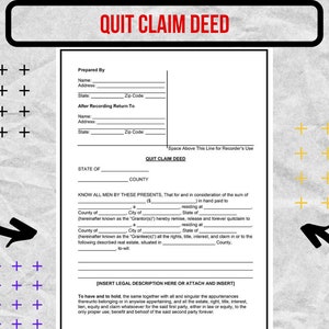 Quit Claim Deed Form - Quit Claim Deed - Quit Claim Deed Templates