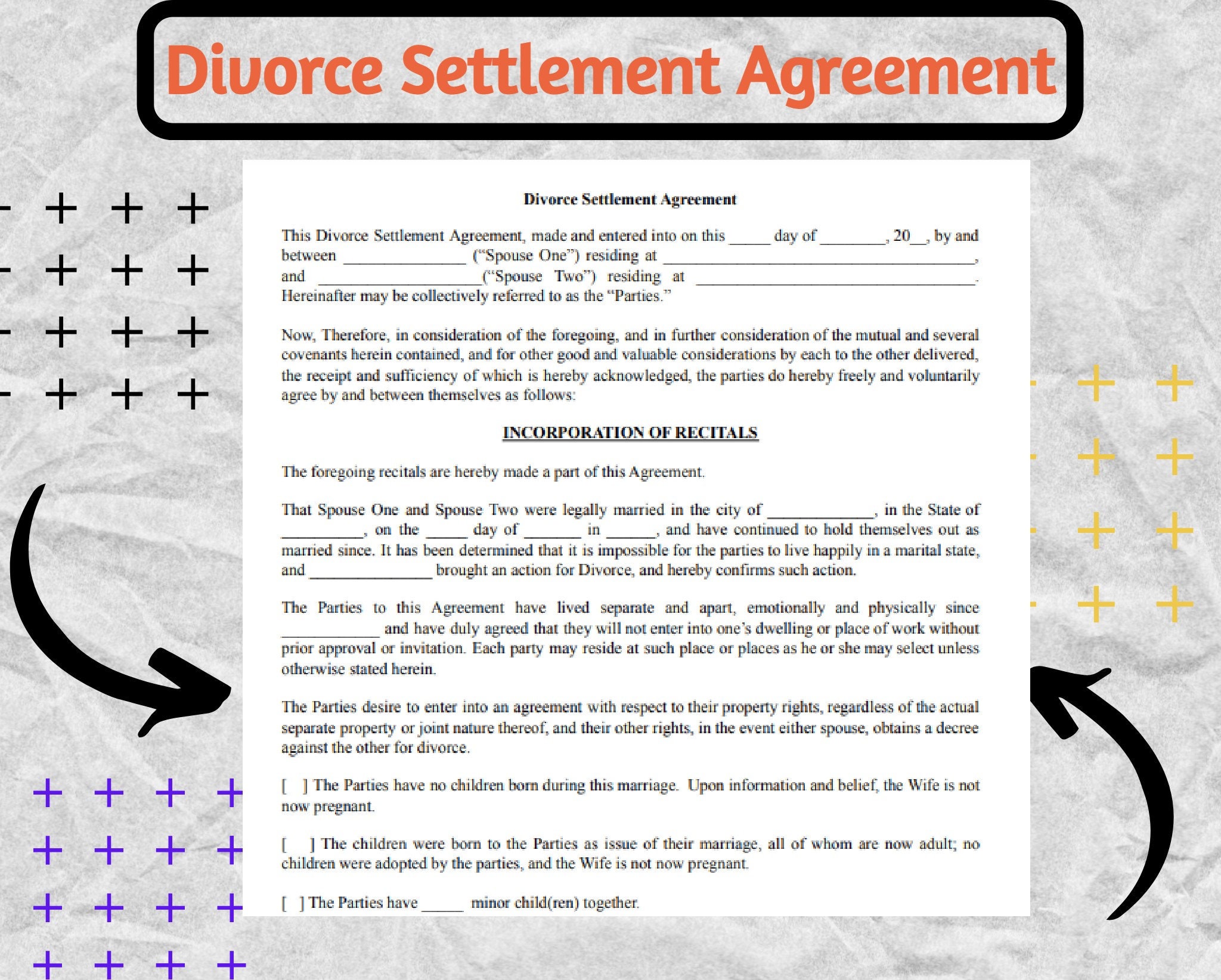 Divorce Settlement Agreement Divorce Settlement Form Marital divorce-settlement-agreement-divorce-settlement-form-marital