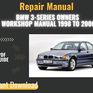 BMW 3-Series/Z4 1999-05 Repair Manual , Owners Workshop Manual,Service and Repair Manual,Cars Service and factory Manual