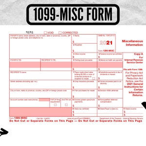 1099-MISC Form - 1099-misc 2020 - 1099-misc form 2020 - printable 1099 form