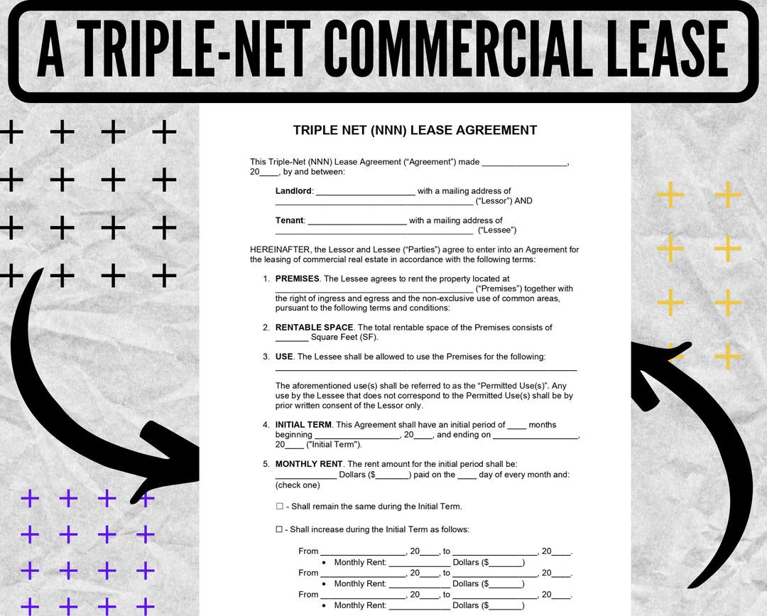 A Commercial Lease Agreement A Commercial Lease