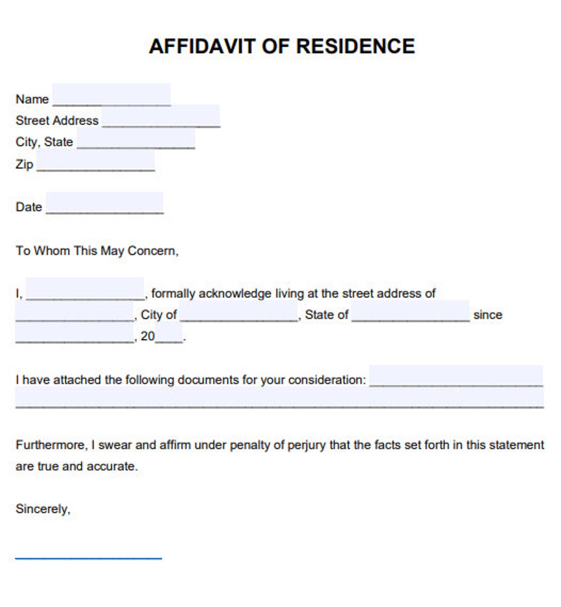 DMV Proof of Residency Letter DMV Proof of Residency Letter Form / DMV