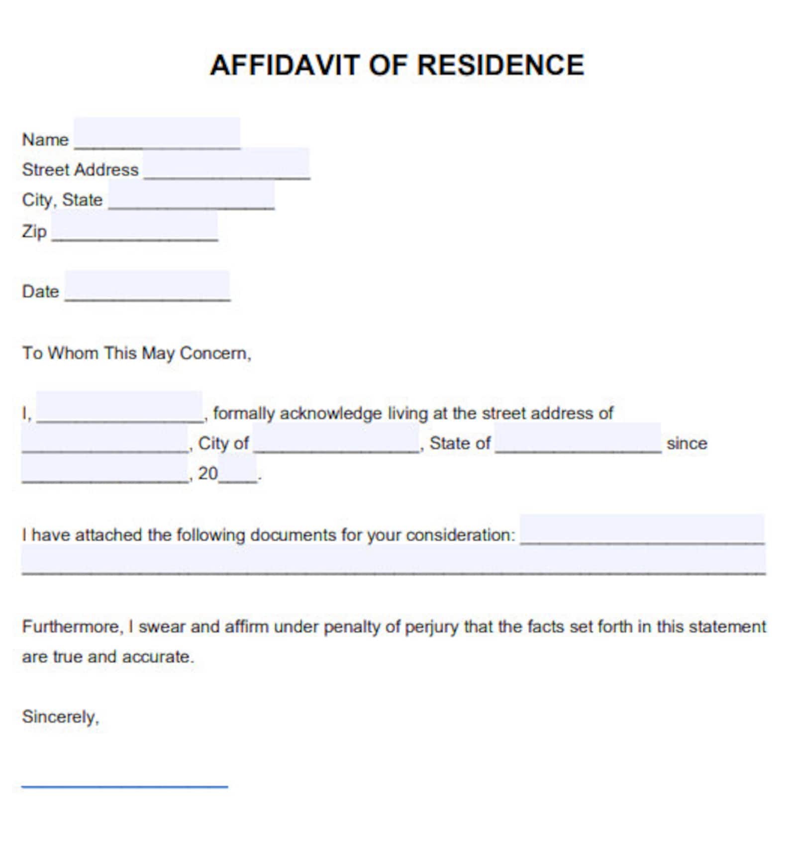 DMV Proof of Residency Letter DMV Proof of Residency Letter Form / DMV